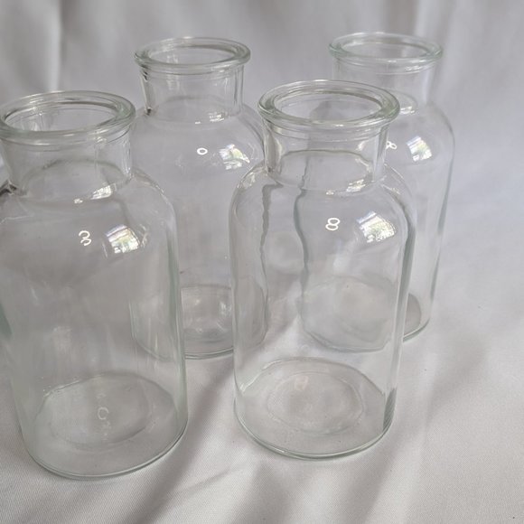 Set of 4 Bud Vases 6.5" Tall - Picture 4 of 4